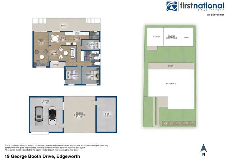 Floorplan of Homely house listing, 19 George Booth Drive, Edgeworth NSW 2285