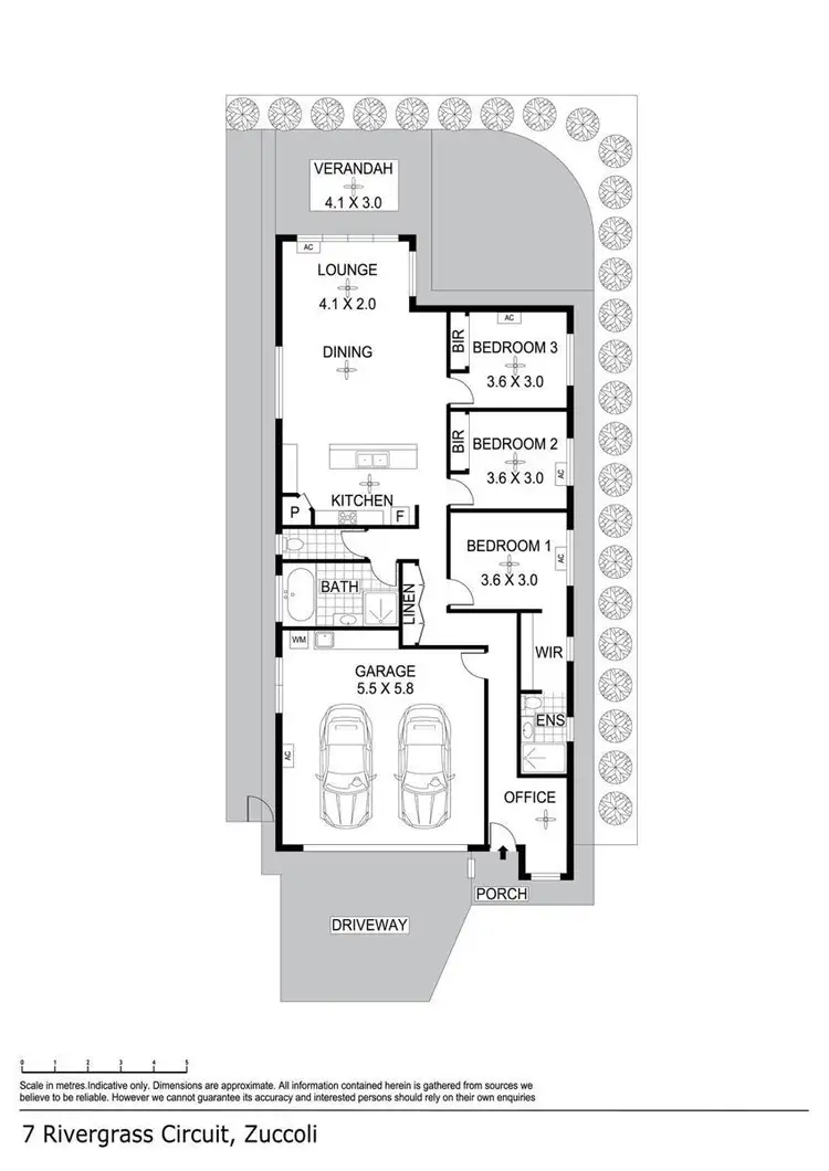 Floorplan of Homely house listing, 7 Rivergrass Circuit, Zuccoli NT 832