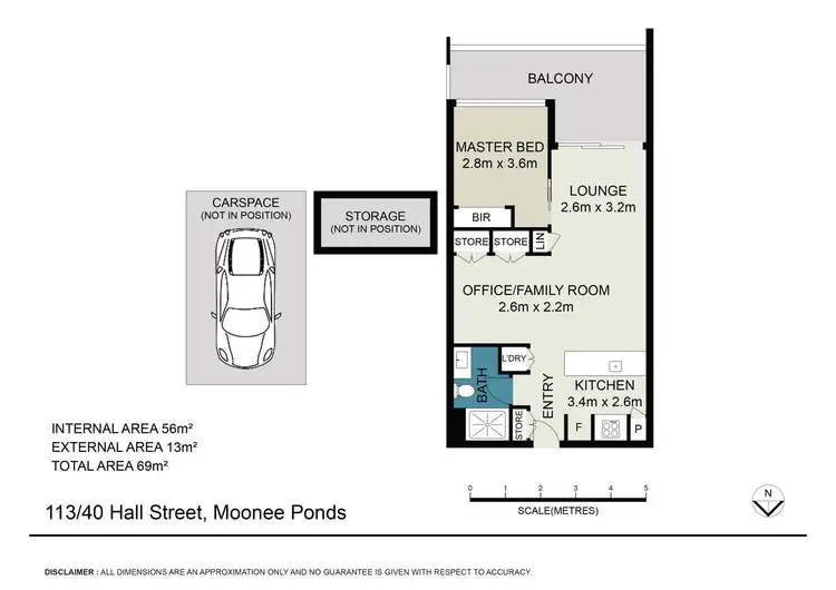 Floorplan of Homely apartment listing, 113/40 Hall Street, Moonee Ponds VIC 3039