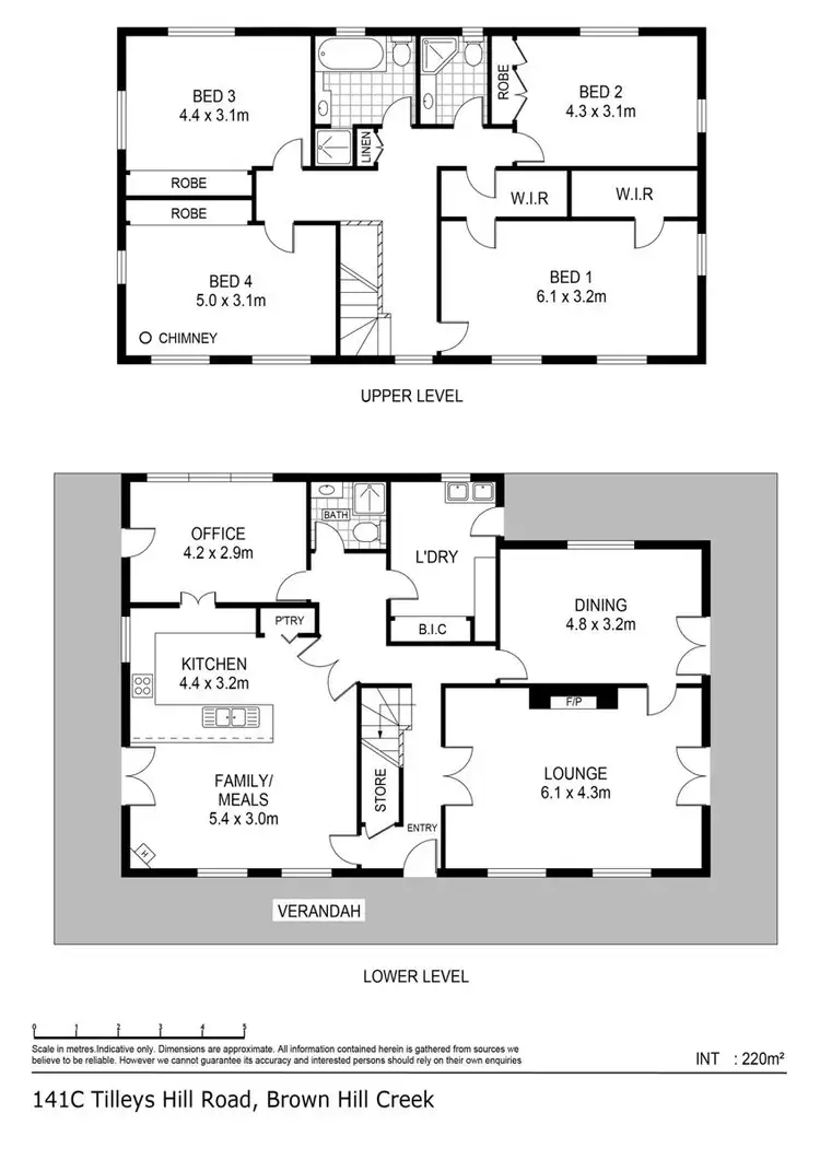 Floorplan of Homely house listing, 141C Tilleys Hill Road, Brown Hill Creek SA 5062
