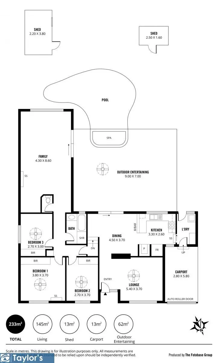 Floorplan of Homely house listing, 44 Weemala Road, Salisbury East SA 5109
