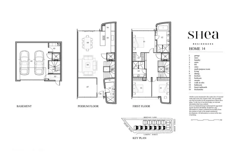 Floorplan of Homely townhouse listing, 14/1 Bonvale Lane, St Lucia QLD 4067
