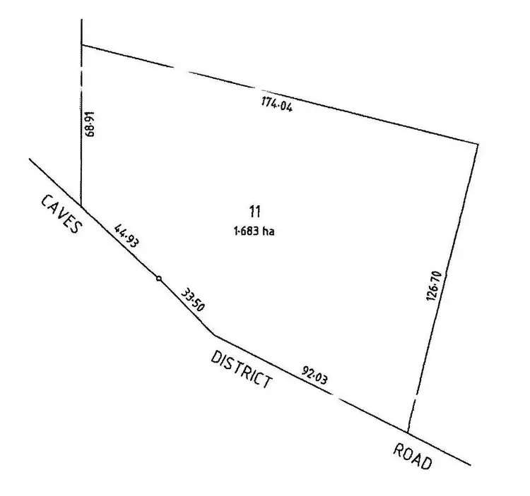 Floorplan of Homely land listing, LOT 11/Lot 11 Caves Edwards Road, Naracoorte SA 5271