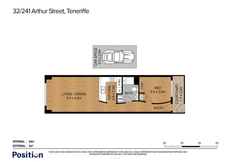 Floorplan of Homely house listing, 32/241 Arthur Street, Teneriffe QLD 4005