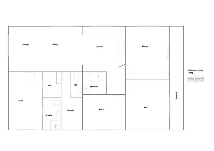 Floorplan of Homely house listing, 59 Swanston Street, Terang VIC 3264