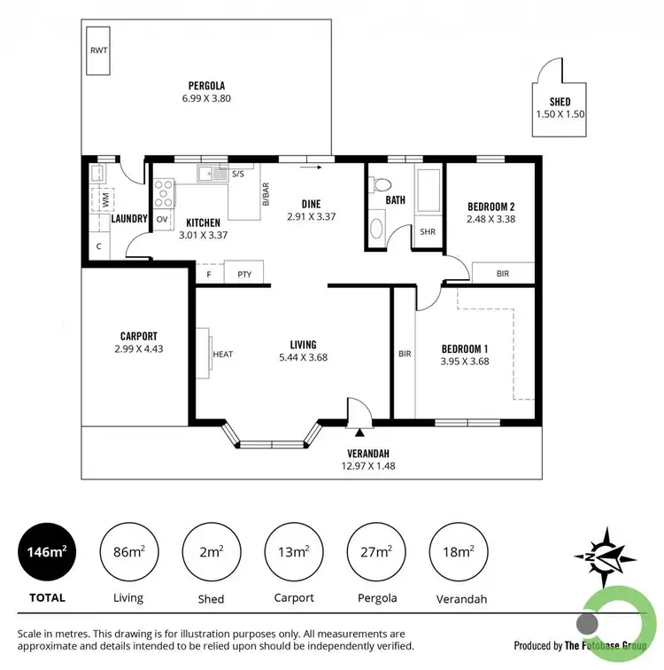 Floorplan of Homely unit listing, 5/14 Ellis Avenue, O'halloran Hill SA 5158