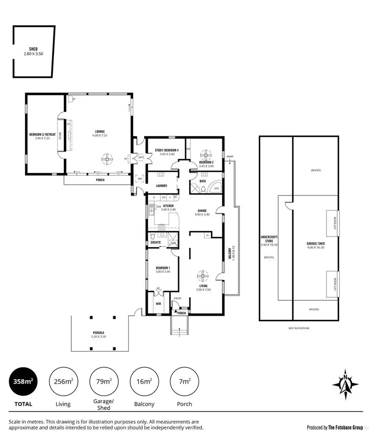 Floorplan of Homely house listing, 47 Light Road, Coromandel Valley SA 5051