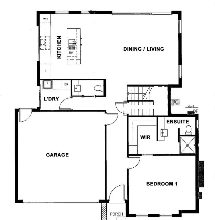 Floorplan of Homely house listing, 1 Amelia Street, Hove SA 5048