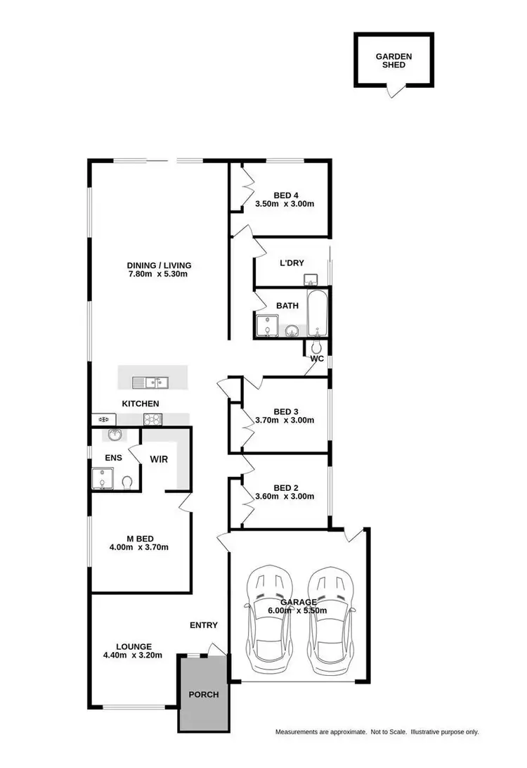 Floorplan of Homely house listing, 29 Klim Street, Killara VIC 3691