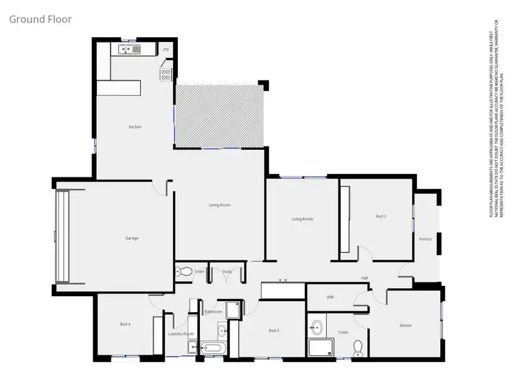 Floorplan of Homely house listing, 64 Streets Road, Leneva VIC 3691