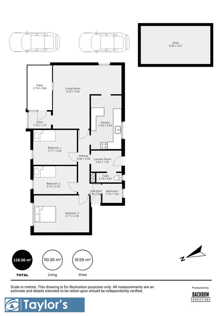 Floorplan of Homely house listing, 21 Mofflin Road, Elizabeth Grove SA 5112