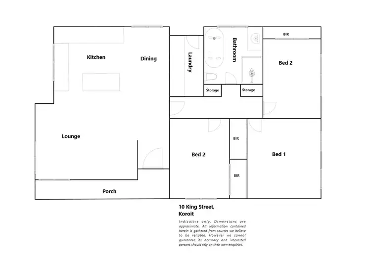 Floorplan of Homely house listing, 10 King Street, Koroit VIC 3282
