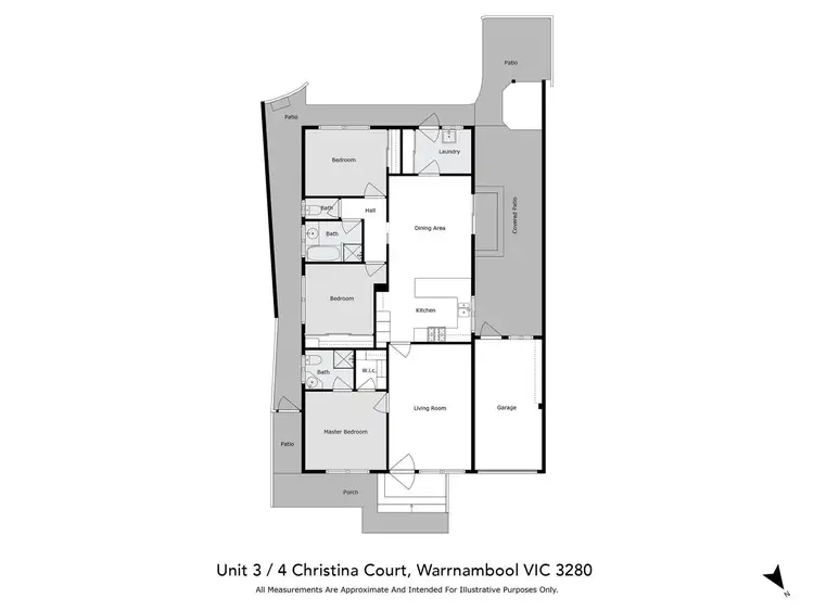 Floorplan of Homely house listing, 3/4 Christina Court, Warrnambool VIC 3280