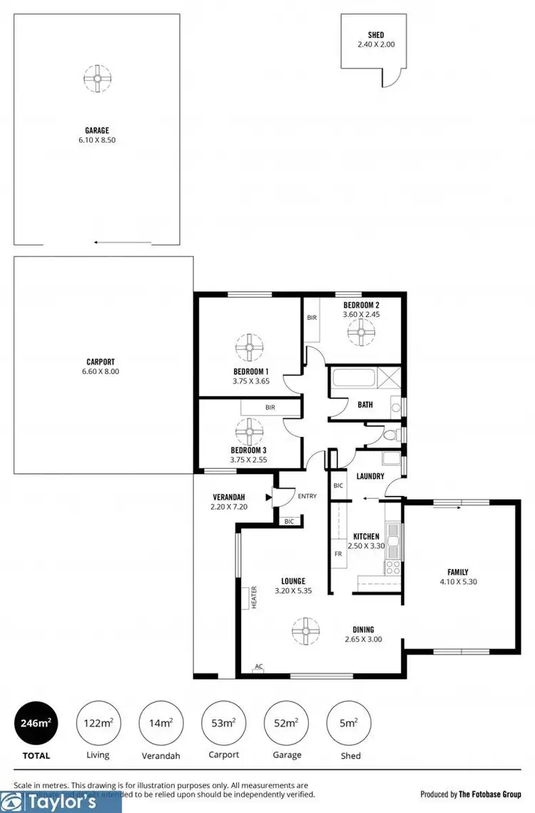 Floorplan of Homely house listing, 6 Moyes Court, Para Hills West SA 5096