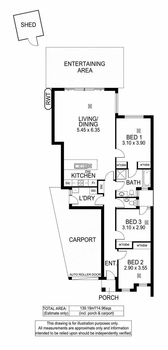Floorplan of Homely house listing, 2A Carbnet Place, Seacombe Gardens SA 5047