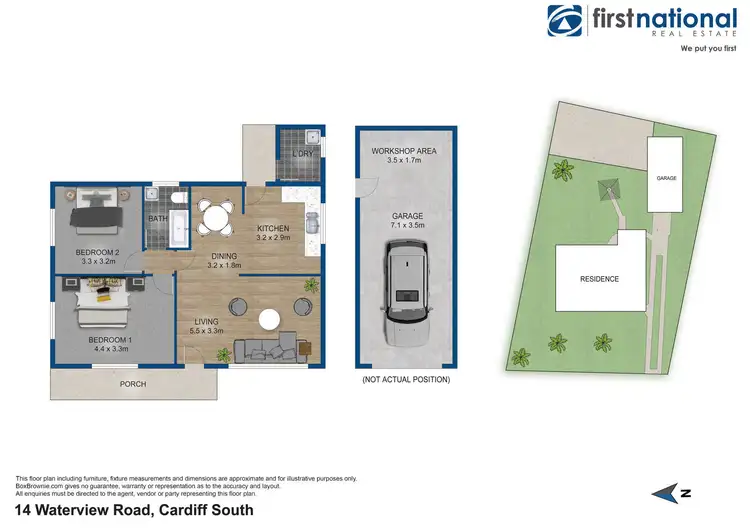 Floorplan of Homely house listing, 14 Waterview Road, Cardiff South NSW 2285