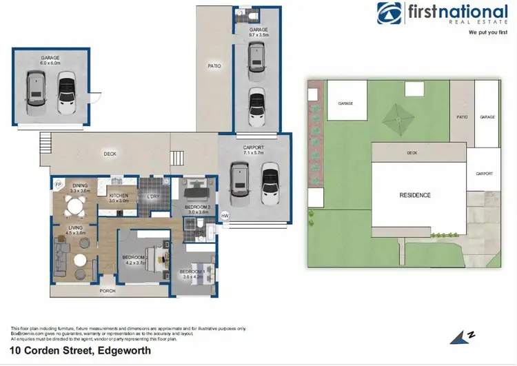 Floorplan of Homely house listing, 10 Corden Street, Edgeworth NSW 2285