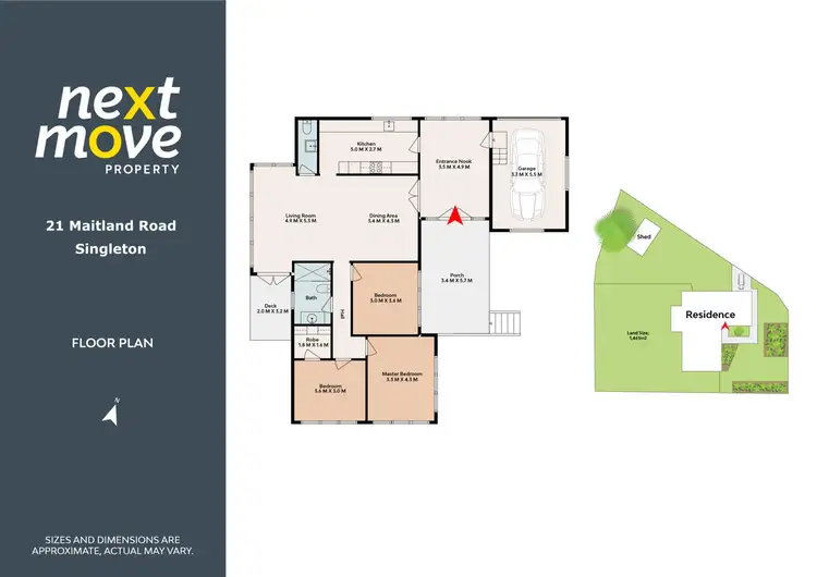 Floorplan of Homely house listing, 21 Maitland Road, Singleton NSW 2330