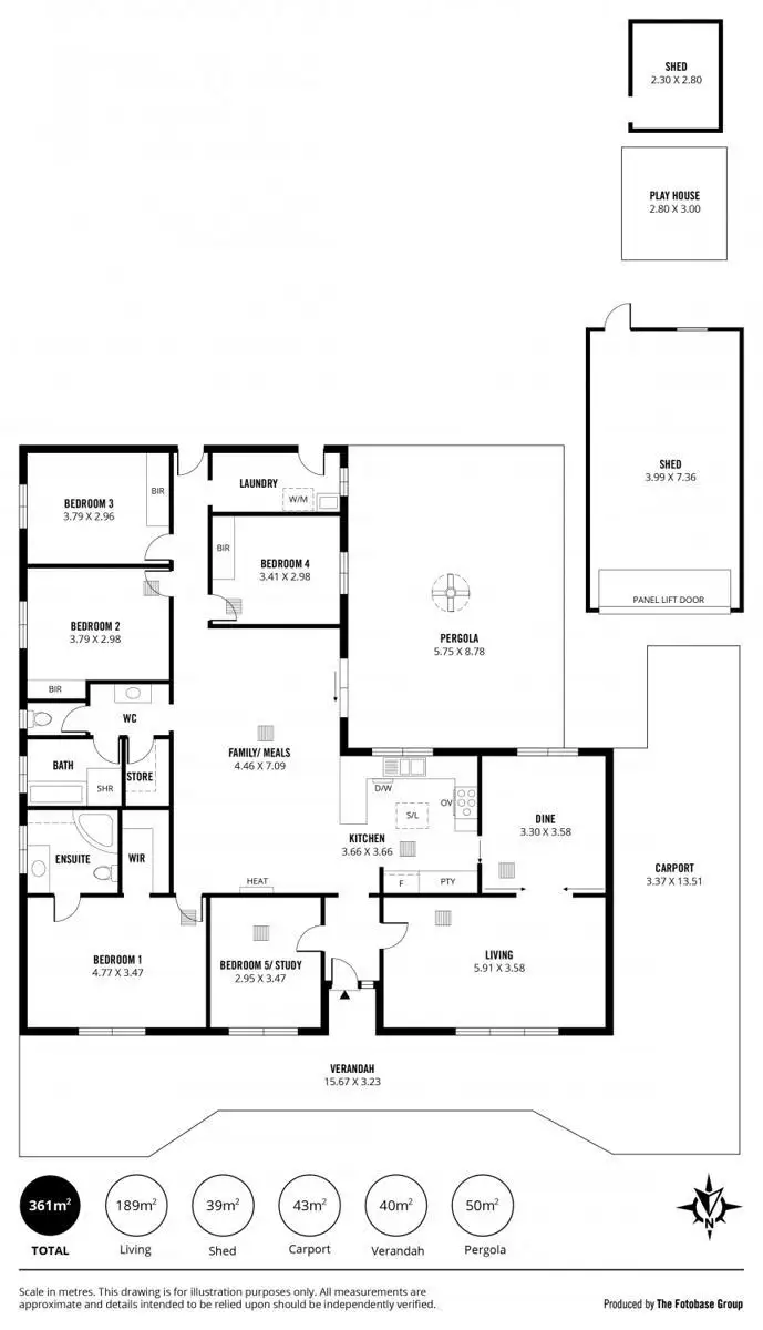 Floorplan of Homely house listing, 33 Central Avenue, Hallett Cove SA 5158