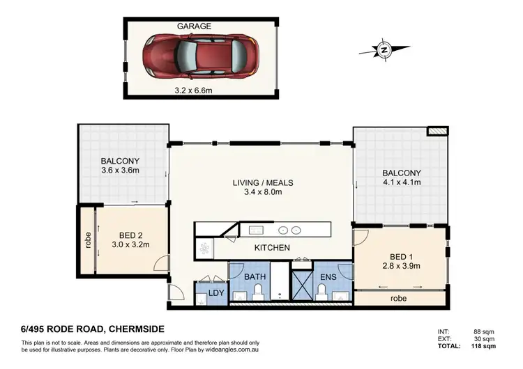 Floorplan of Homely house listing, 6/495 Rode Road, Chermside QLD 4032