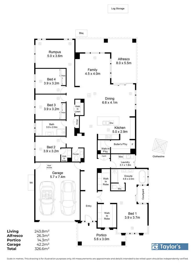 Floorplan of Homely house listing, 46d Coomurra Drive, Salisbury Heights SA 5109