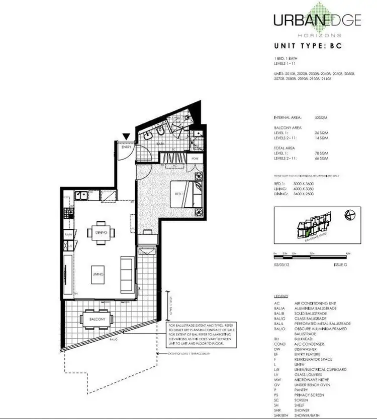 Floorplan of Homely house listing, 21008/63 Blamey Street, Kelvin Grove QLD 4059