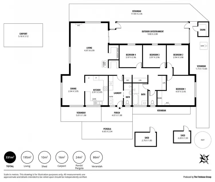 Floorplan of Homely house listing, 1 Lacham Street, Normanville SA 5204