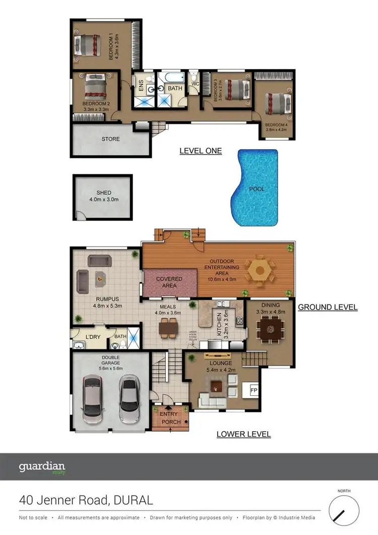 Floorplan of Homely house listing, 40 Jenner Road, Dural NSW 2158