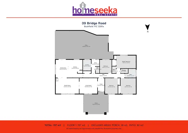 Floorplan of Homely house listing, 39 Bridge Road, Bushfield VIC 3281