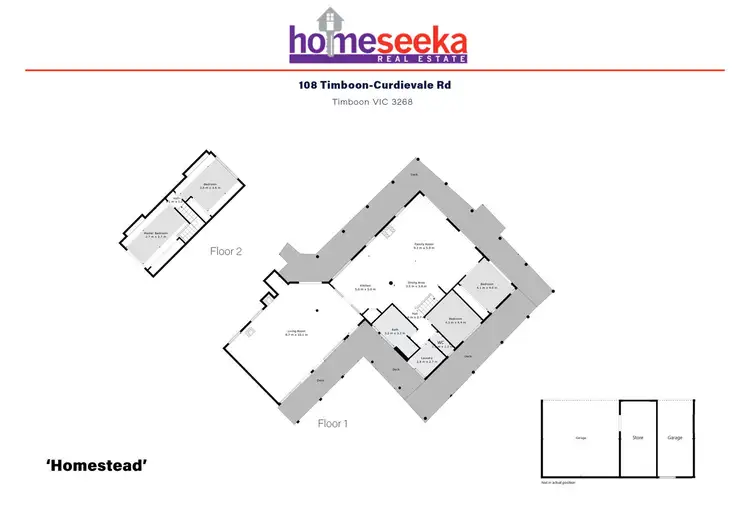 Floorplan of Homely house listing, 108 Timboon-Curdievale Road, Timboon VIC 3268