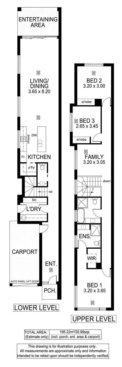 Floorplan of Homely townhouse listing, 15B Verran Avenue, Hilton SA 5033