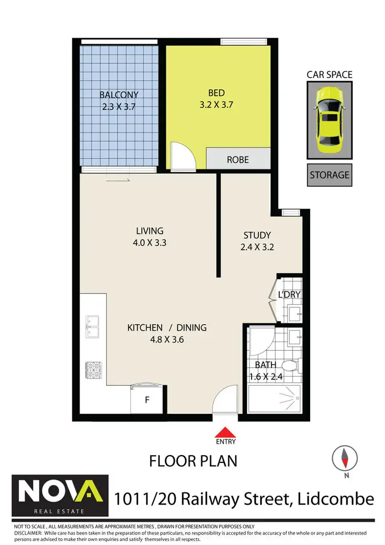 Floorplan of Homely apartment listing, 1011/20 Railway Street, Lidcombe NSW 2141