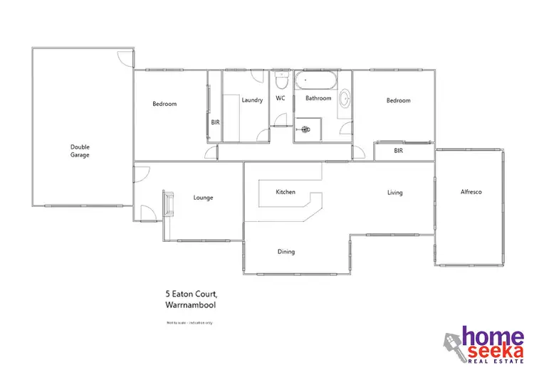 Floorplan of Homely house listing, 5 Eaton Court, Warrnambool VIC 3280