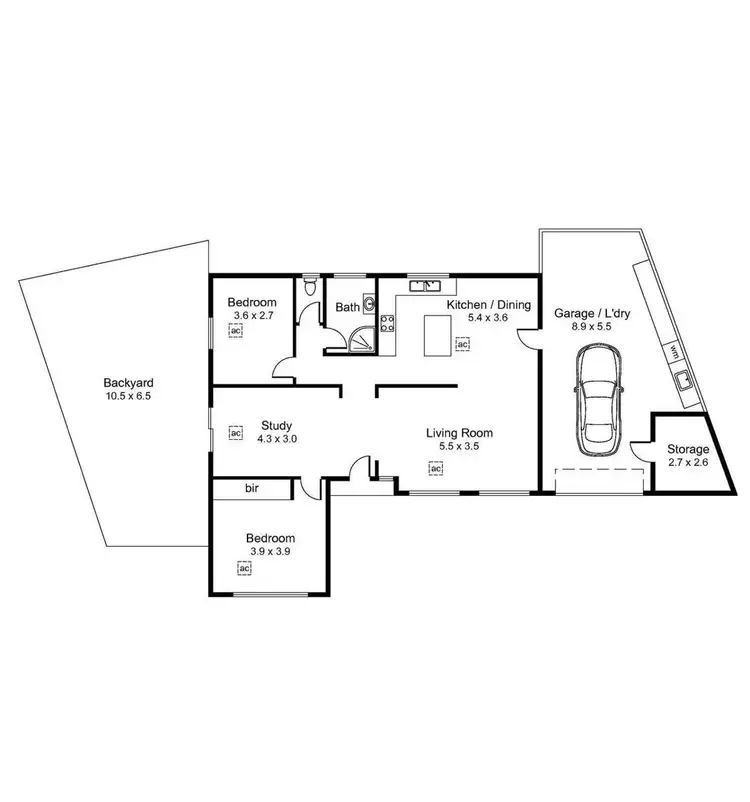 Floorplan of Homely house listing, 1 Duncan Crescent, Highbury SA 5089
