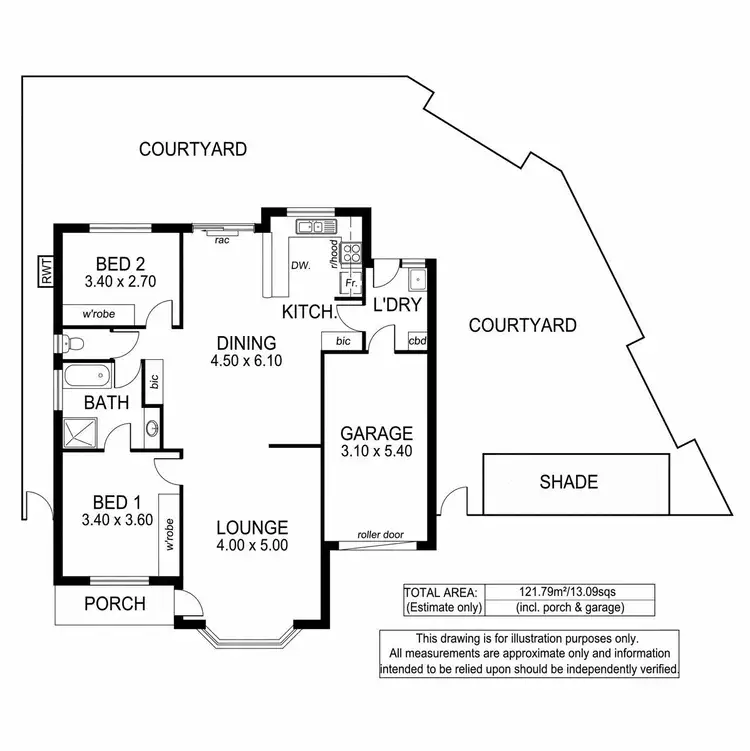 Floorplan of Homely unit listing, 5/228 Diagonal Road, Warradale SA 5046