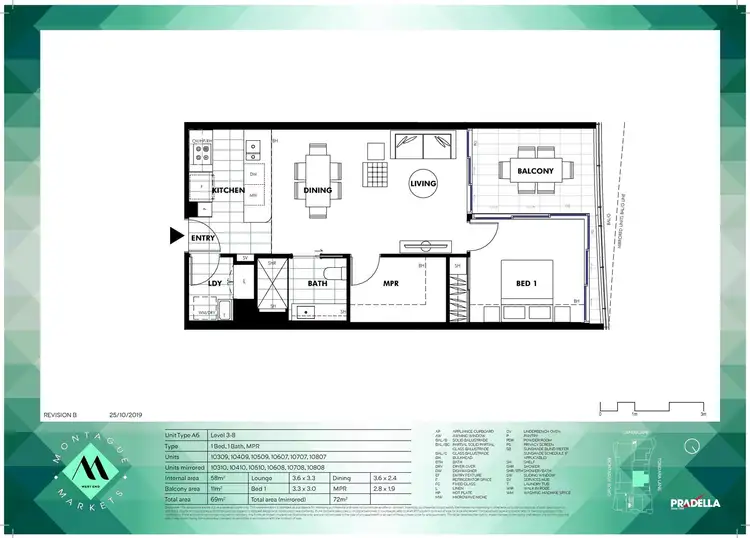 Floorplan of Homely house listing, 10309/405 Montague Road, West End QLD 4101