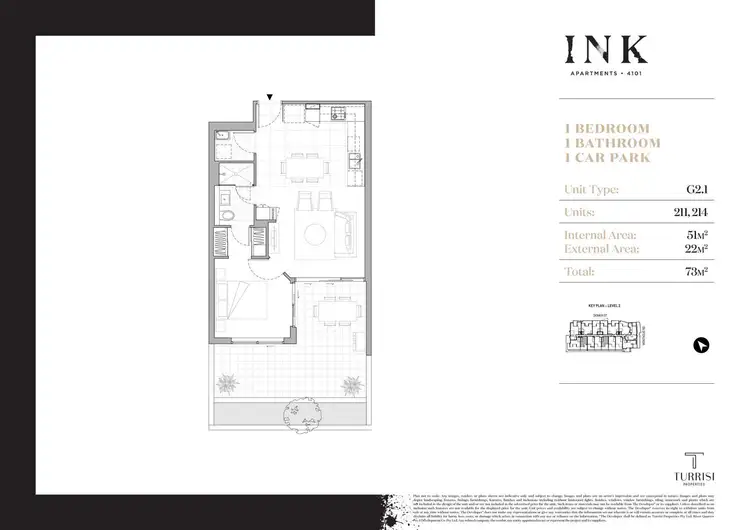 Floorplan of Homely house listing, 211/8 Donkin Street, West End QLD 4101