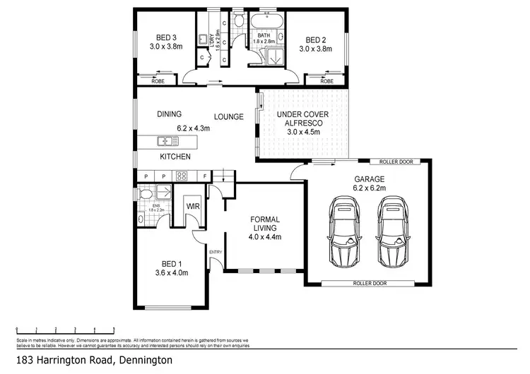 Floorplan of Homely house listing, 183 Harrington Road, Warrnambool VIC 3280