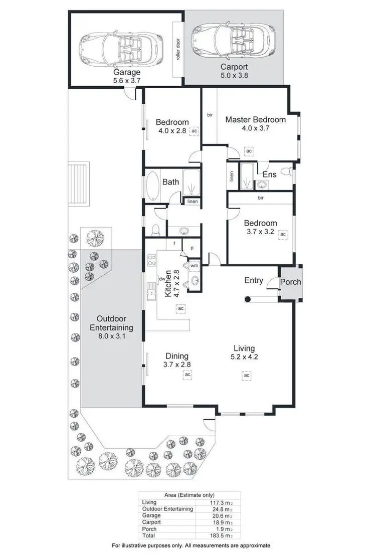 Floorplan of Homely house listing, 2 Beadnall Terrace, Glengowrie SA 5044