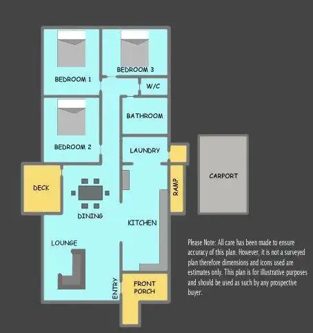Floorplan of Homely house listing, 8 Overell Crescent, Riverview QLD 4303
