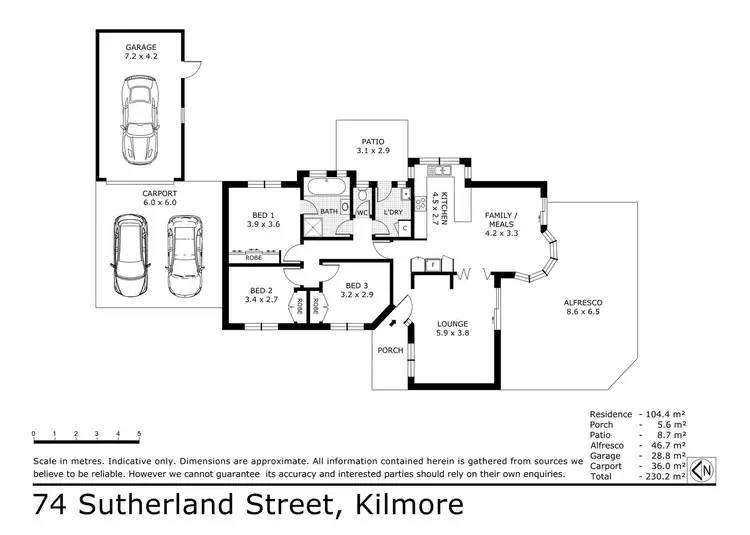 Floorplan of Homely house listing, 74 Sutherland Street, Kilmore VIC 3764