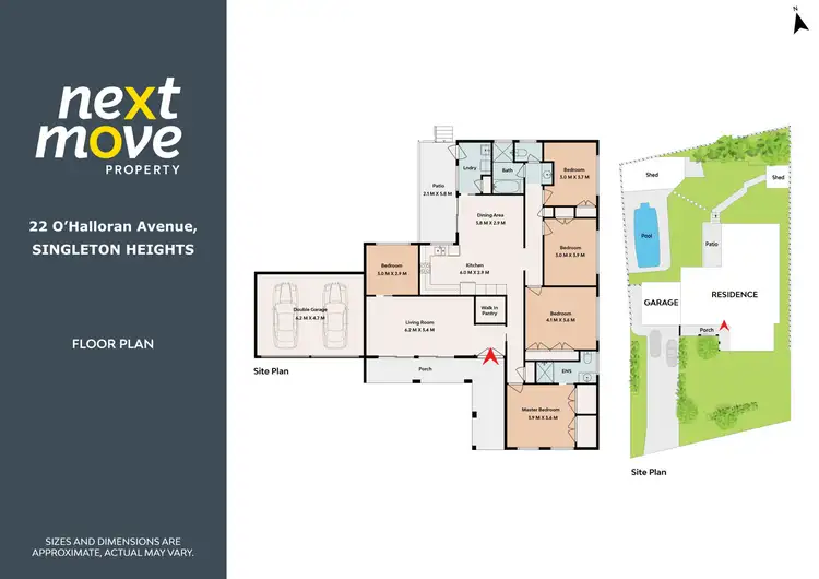 Floorplan of Homely house listing, 22 O'Halloran Avenue, Singleton NSW 2330