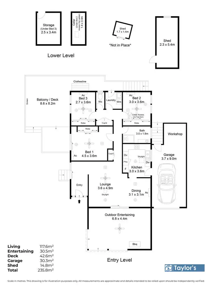 Floorplan of Homely house listing, 20 Billabong Road, Para Hills SA 5096