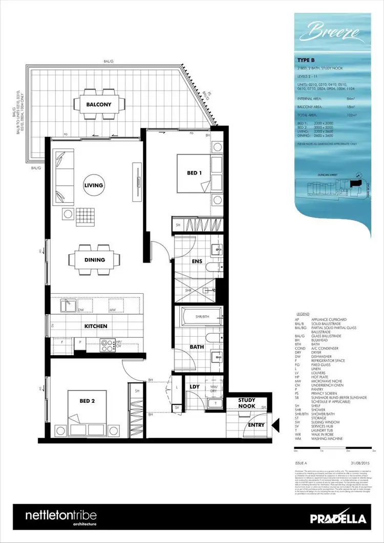 Floorplan of Homely house listing, 1104/43 Ferry Road, West End QLD 4101