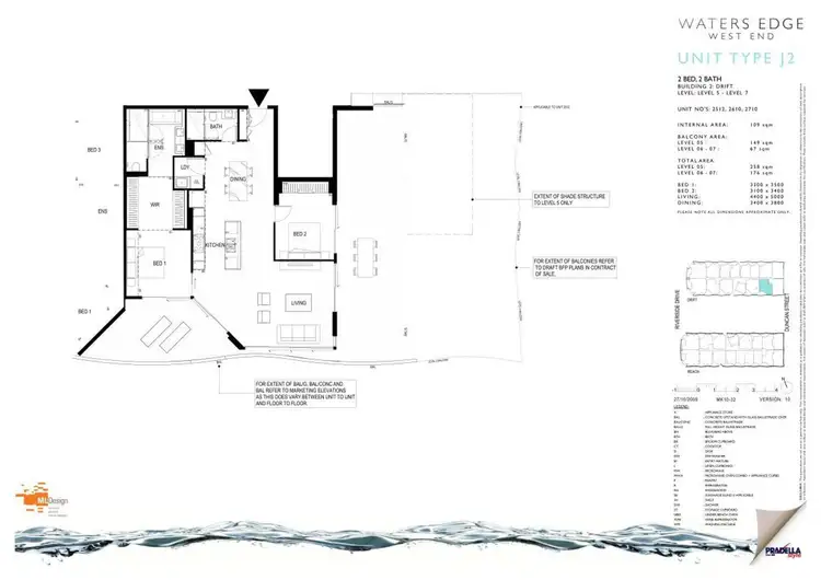 Floorplan of Homely house listing, 2710/45 Duncan Street, West End QLD 4101