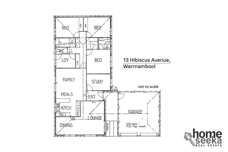 Floorplan of Homely house listing, 13 Hibiscus Avenue, Warrnambool VIC 3280