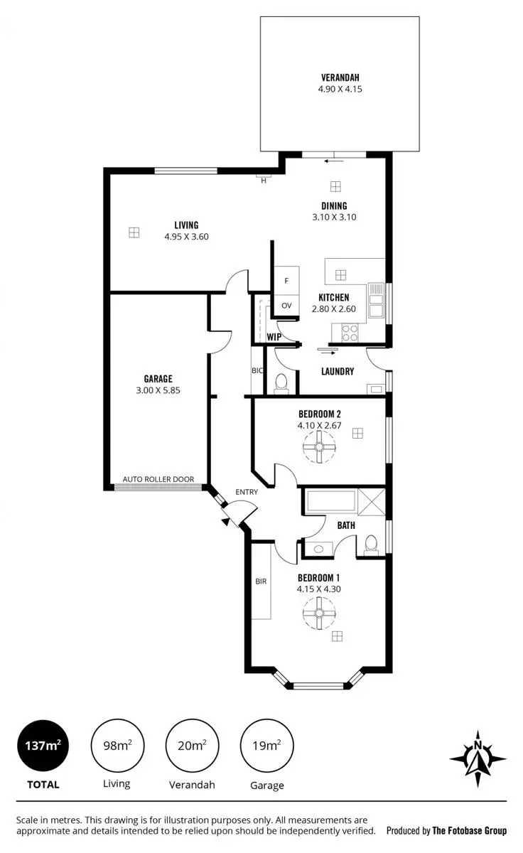 Floorplan of Homely unit listing, 3/1 Johnstone Street, Glengowrie SA 5044