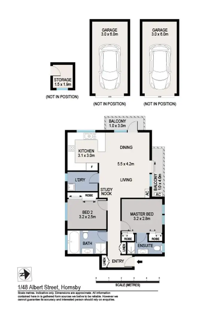 Floorplan of Homely apartment listing, 1/48 Albert Street, Hornsby NSW 2077