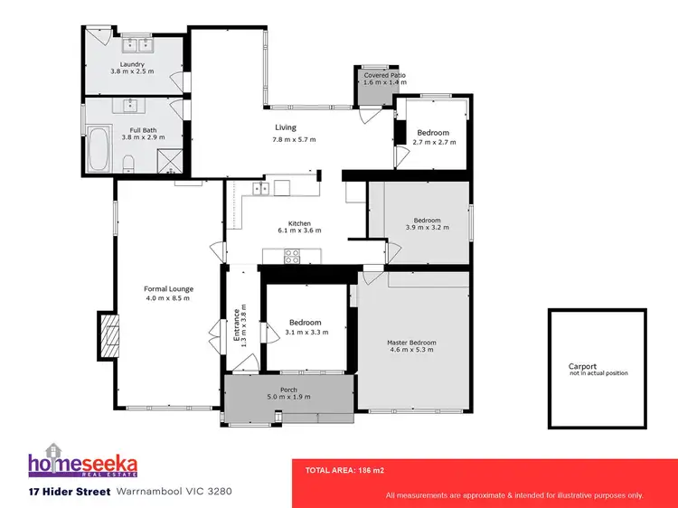 Floorplan of Homely house listing, 17 Hider Street, Warrnambool VIC 3280