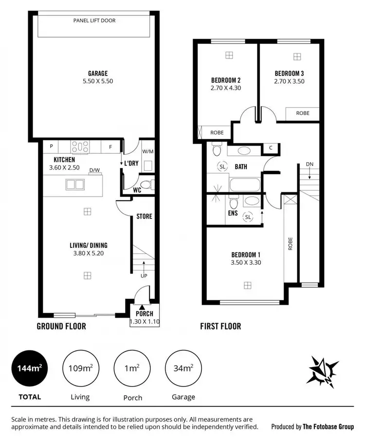 Floorplan of Homely townhouse listing, 3/2 Mines Road, Campbelltown SA 5074